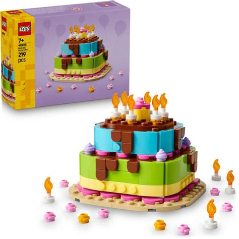 LEGO születésnapi torta készlet részletei