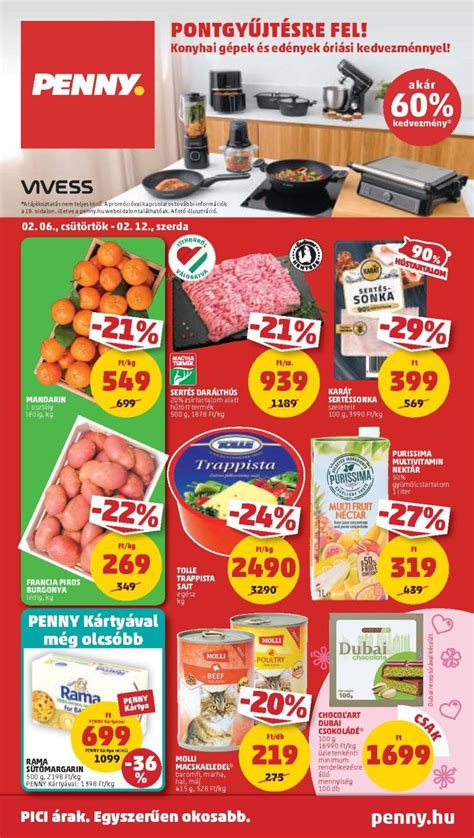 Penny akciós újság borítója