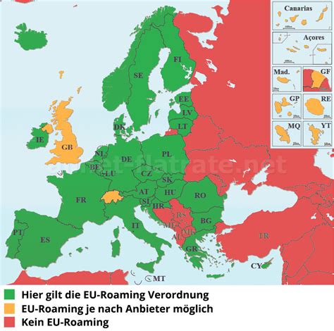 Roaming díjzónák