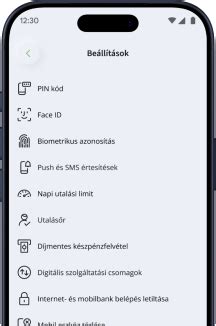 Mobiltelefon beállítások