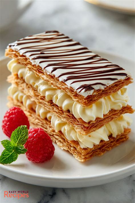 Mille-feuille réteges tészta