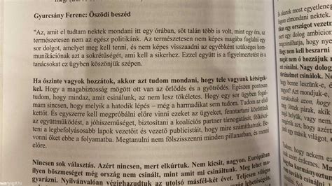 Az őszödi beszéd szövege egy kivágott újságcikkben