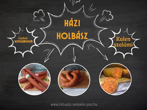 Hagyományos házi kolbászok és szeletelt ipari kolbászok metszeti képe