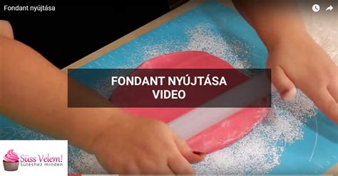 Fondant nyújtása