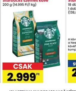 Starbucks kávé és péksütemények