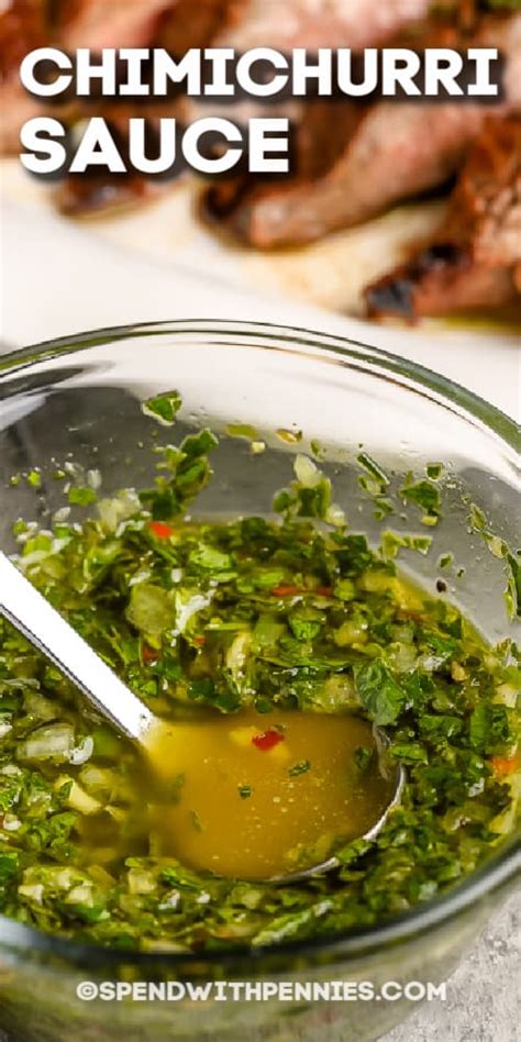 Chimichurri szósz alapanyagok