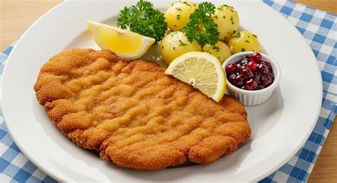 Wiener Schnitzel burgonyasalátával és citrommal
