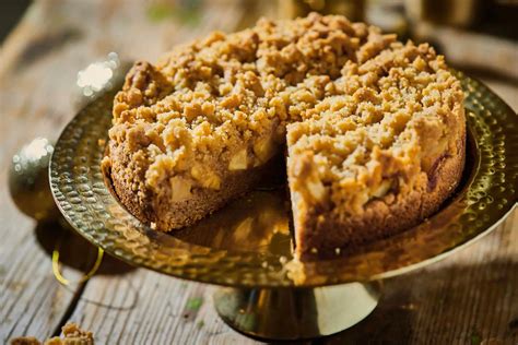 Almás crumble vaníliafagylalttal