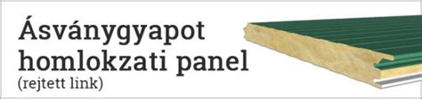 Különböző szendvicspanel profilok