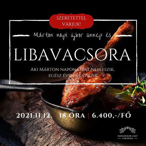 Márton-napi libavacsora