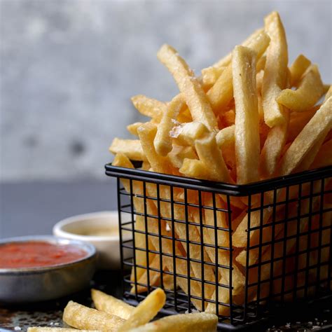 Pommes frites története infografika