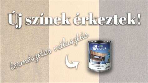 Natural H2 lazúrral kezelt fafelület