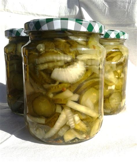 Frissen elkészített savanyúság vödörben, lesúlyozva