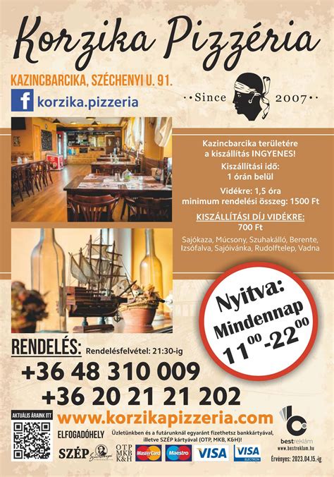Korzika Pizzeria logó