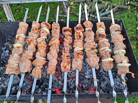 saslik grillen