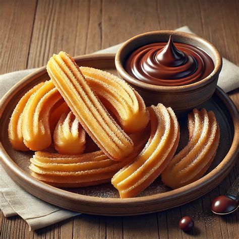 Churros csokoládéval
