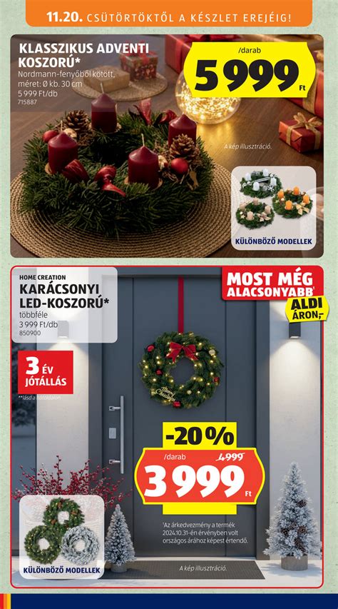 Akciós termékek az Aldiban