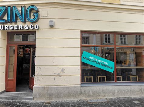 Zing Burger étterem homlokzat