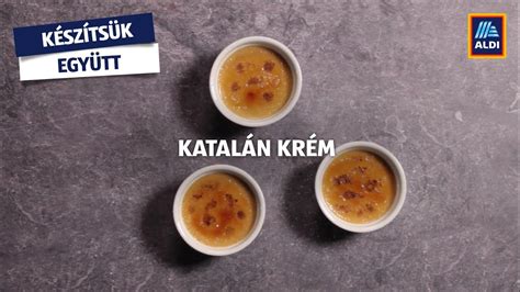 Őszibarackos katalán krém tálkában