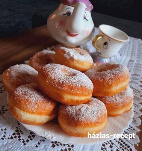 fánkok sütés közben a sütőben