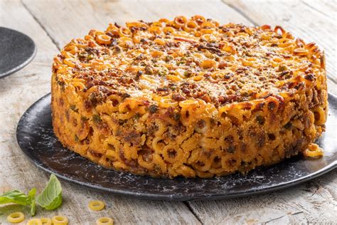Anelletti timballo egyedi formájával