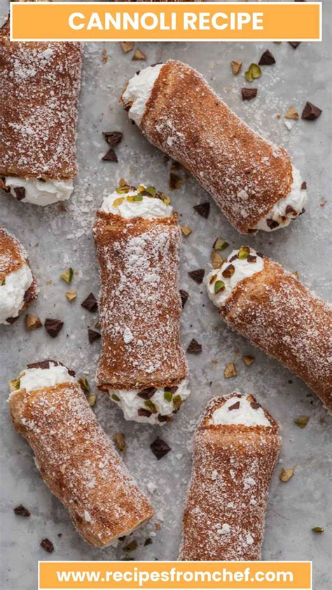 Frissen elkészített cannoli