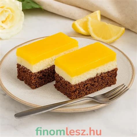 Tálalásra kész Fanta szelet
