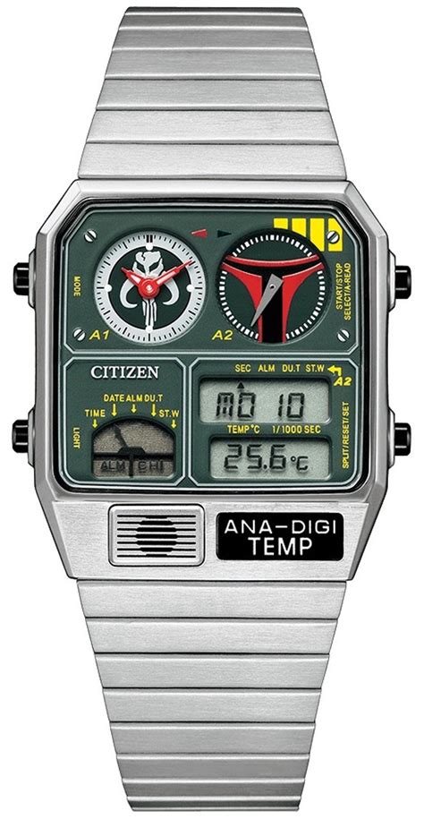 Citizen Boba Fett óra számlapja