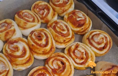 Pizzás csiga feltétek