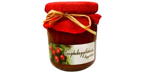Csipkebogyó lekvár dzsemfixszel