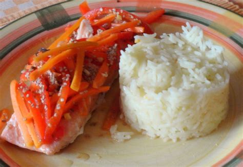 Alufóliában sült lazacfilé