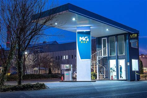 LPG töltőállomás Európában