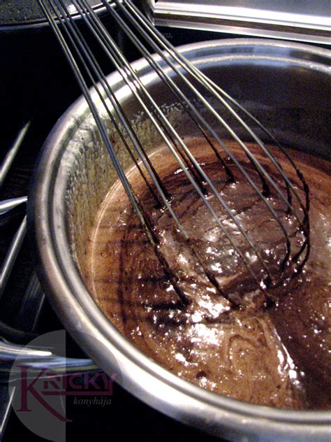 csokoládé ganache készítése