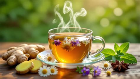 Gőzölgő fűszeres tea bögrében