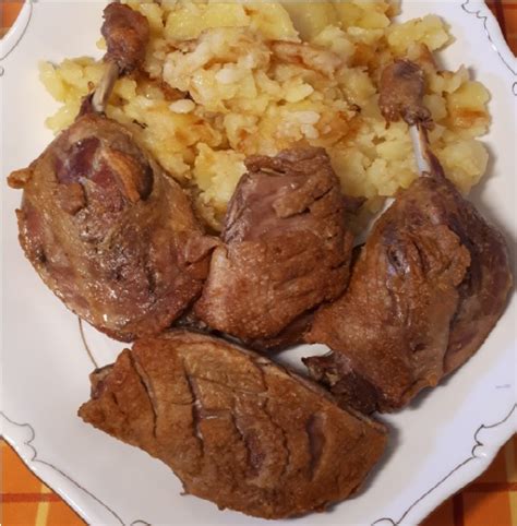 kacsa sütés közben