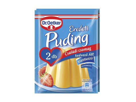 Dr. Oetker Eredeti Vanília Puding csomagolása