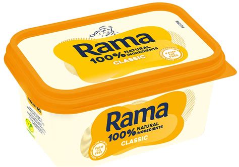 A Rama Classic tégelyes margarin csomagolása