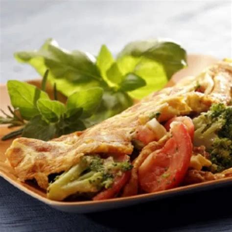 brokkolis omlett recept