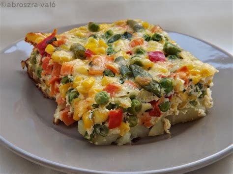 gyors zöldséges rakottas recept