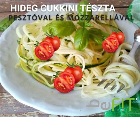 tészta friss zöld pestóval és paradicsommal