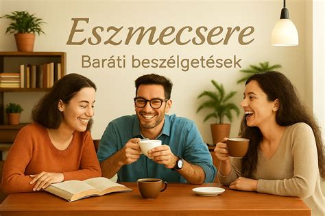 Baráti csoport beszélgetése