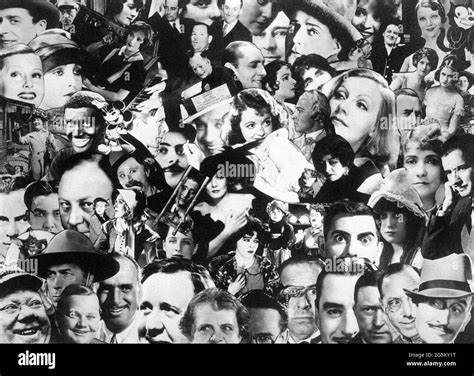 Collage of famous child actors from film history