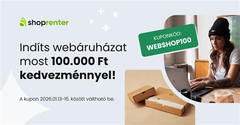 Webshop indítás grafika
