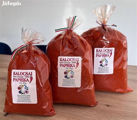 Kalocsai paprika címke és egy tál gulyás