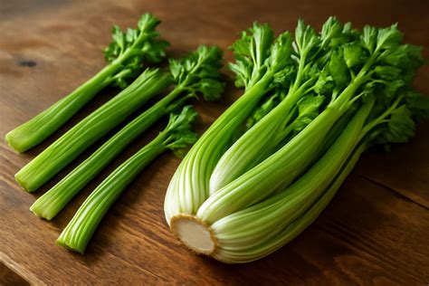 Friss zellerszár köteg