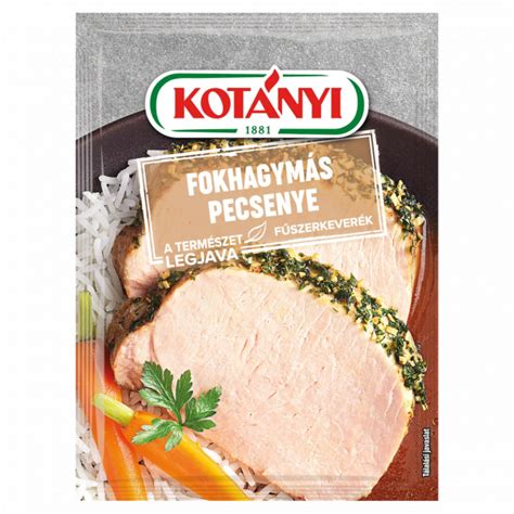 Kotányi Fokhagymás Pecsenye Fűszerkeverék csomagolása