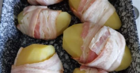 Baconbe tekert burgonya