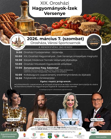 Hagymás ízek versenye és street food standok