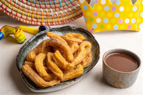 Churros csokoládészósszal