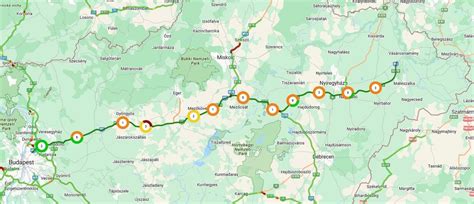 Az M3-as autópálya forgalmas szakasza